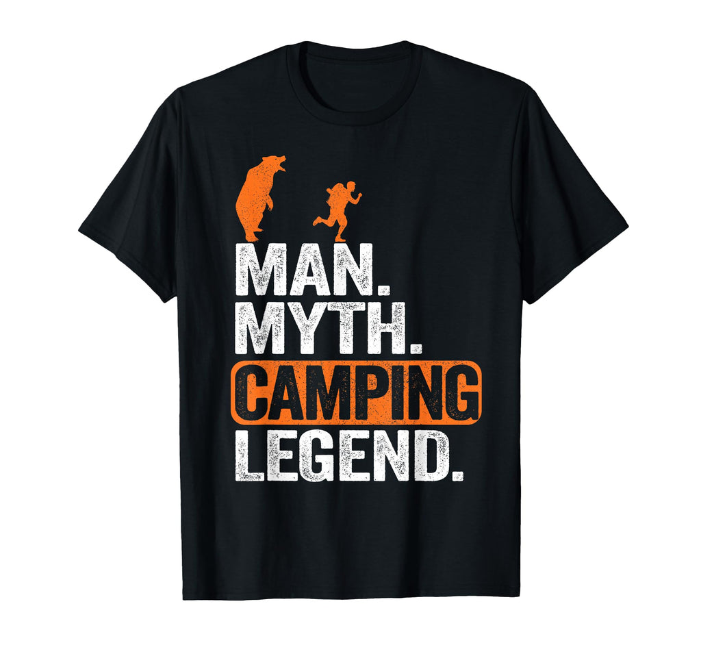 Myth Camping Legend Fun Bear Joke Outdoor T-Shirt - Novelty Apparel Unisex - T-Shirt, Sweatshirt, Hoodie