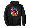 Proud Dad 2024 Kindergarten Graduate Class Hoodie - Unique Graphic Unisex - T-Shirt, Sweatshirt, Hoodie