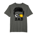 Soccer Softball Dad Funny Hair Glasses T-Shirt - Aesthetic Graphic Unisex - T-Shirt, Sweatshirt, Hoodie