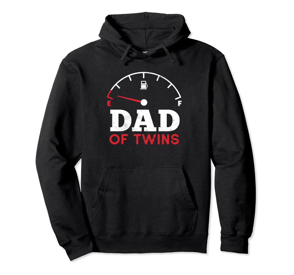 Twin Dad Father Two Empty Fuel Dad Hoodie - Custom Art Print Men Women - T-Shirt, Sweatshirt, Hoodie