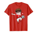 Dabbing Soccer Switzerland Football Swiss T-Shirt - Unique Graphic Unisex - T-Shirt, Sweatshirt, Hoodie