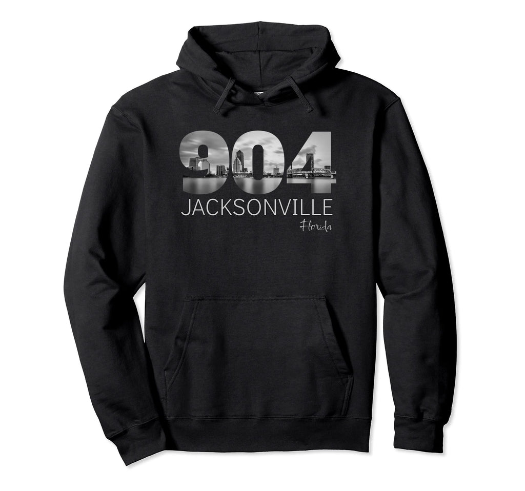 Jacksonville Florida Area Code 904 Hoodie - Casual Everyday Wear Unisex - T-Shirt, Sweatshirt, Hoodie