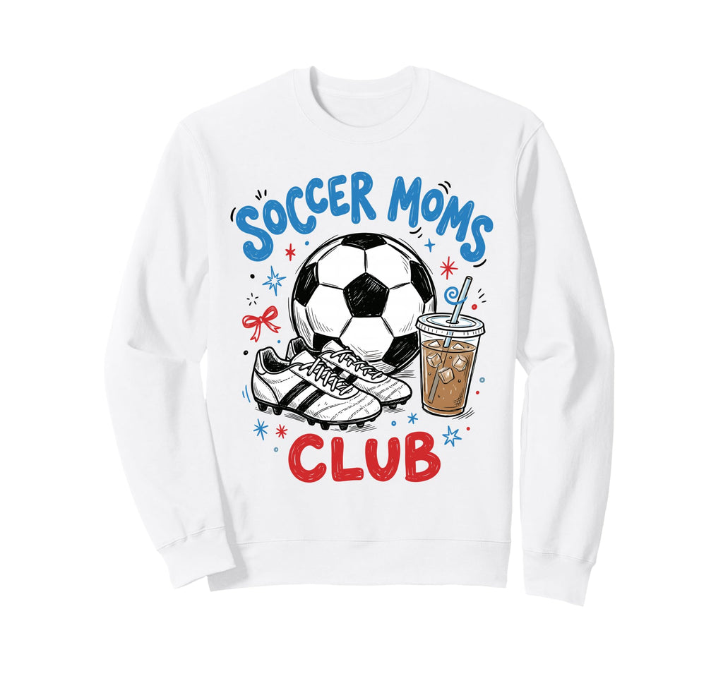 Soccer Moms Club Iced Coffee Sweatshirt - Streetwear Style Men Women - T-Shirt, Sweatshirt, Hoodie