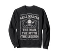 Funny Bbq Dad Grill Master Myth Legend Sweatshirt - Streetwear Style Unisex - T-Shirt, Sweatshirt, Hoodie