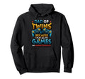 Dad Twins Gamer Dad Hardest Difficulty Hoodie - Novelty Apparel for Adults - T-Shirt, Sweatshirt, Hoodie