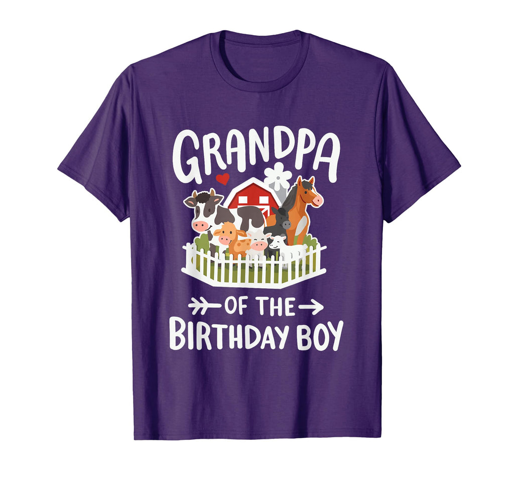 Grandpa Birthday Farm Animal Bday T-Shirt - Fun Novelty Design Unisex - T-Shirt, Sweatshirt, Hoodie