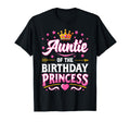 Auntie Birthday Princess Family Matching T-Shirt - Novelty Apparel Unisex - T-Shirt, Sweatshirt, Hoodie