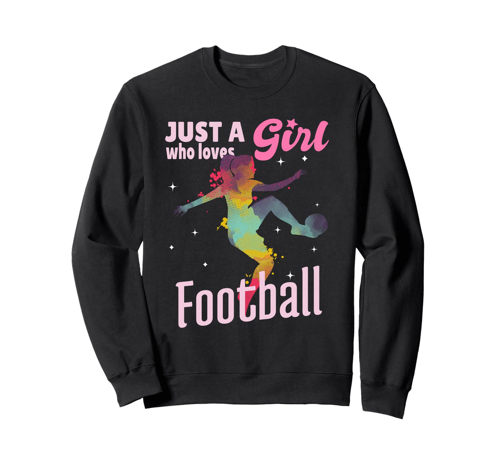 Just Who Loves Football Player Sweatshirt - Custom Art Print for Adults - T-Shirt, Sweatshirt, Hoodie