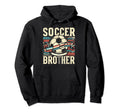 Soccer Brother Family Matching Team Hoodie - Custom Art Print Men Women - T-Shirt, Sweatshirt, Hoodie