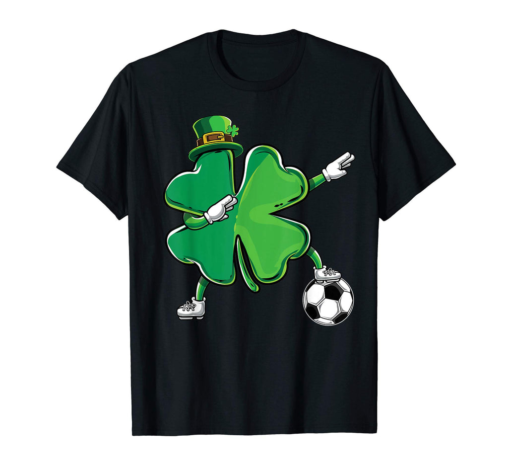 Funny Dabbing Shamrock Dab Soccer St T-Shirt - Custom Art Print Unisex - T-Shirt, Sweatshirt, Hoodie