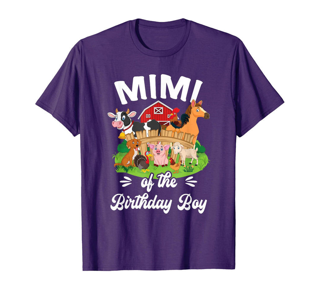 Mimi Birthday Party Cow Farm 1St T-Shirt - Casual Everyday Wear Unisex - T-Shirt, Sweatshirt, Hoodie