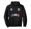 France Number 10 Soccer Team Sports French Hoodie - Novelty Apparel Unisex - T-Shirt, Sweatshirt, Hoodie