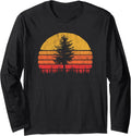 Retro Sun Minimalist Pine Tree Vintage Graphic - Adult & Kids T-Shirts, Sweatshirts & Hoodies apparel design preview 1