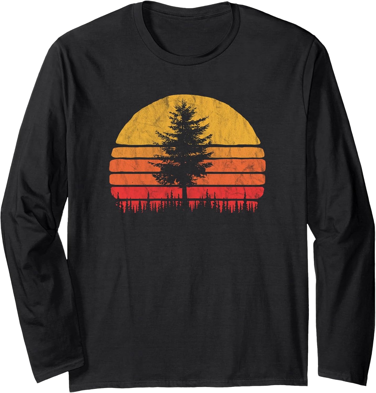 Retro Sun Minimalist Pine Tree Vintage Graphic - Adult & Kids T-Shirts, Sweatshirts & Hoodies apparel design preview 1