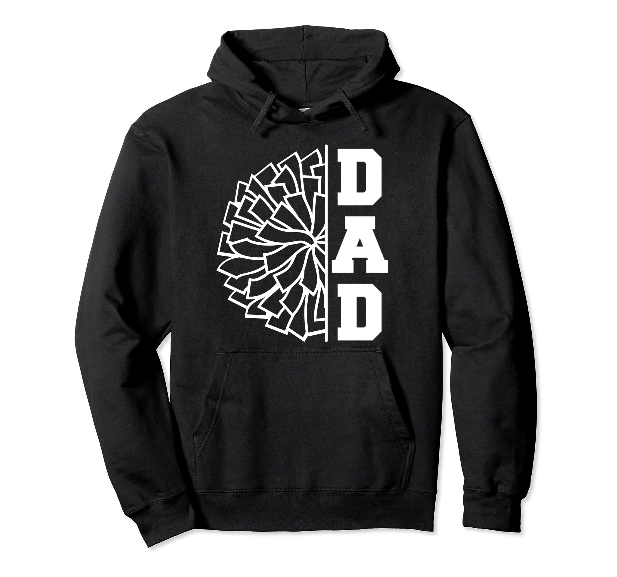 Cheerleading Dad Cheerleader Cheer Dad Hoodie - Custom Art Print for Adults - T-Shirt, Sweatshirt, Hoodie