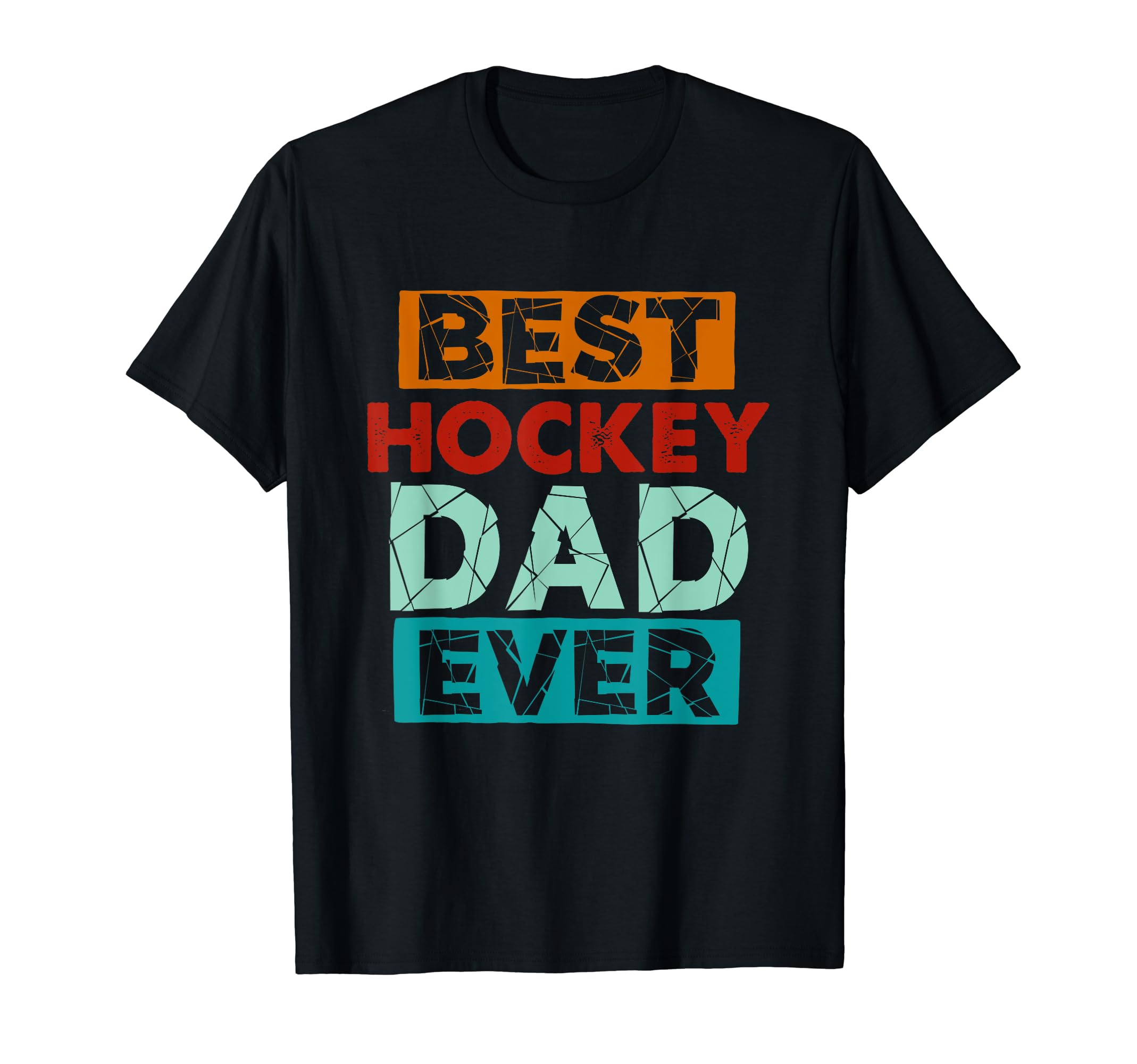 Best Hockey Dad Ever Funny Hockey Dad T-Shirt - Graphic Print for Adults - T-Shirt, Sweatshirt, Hoodie
