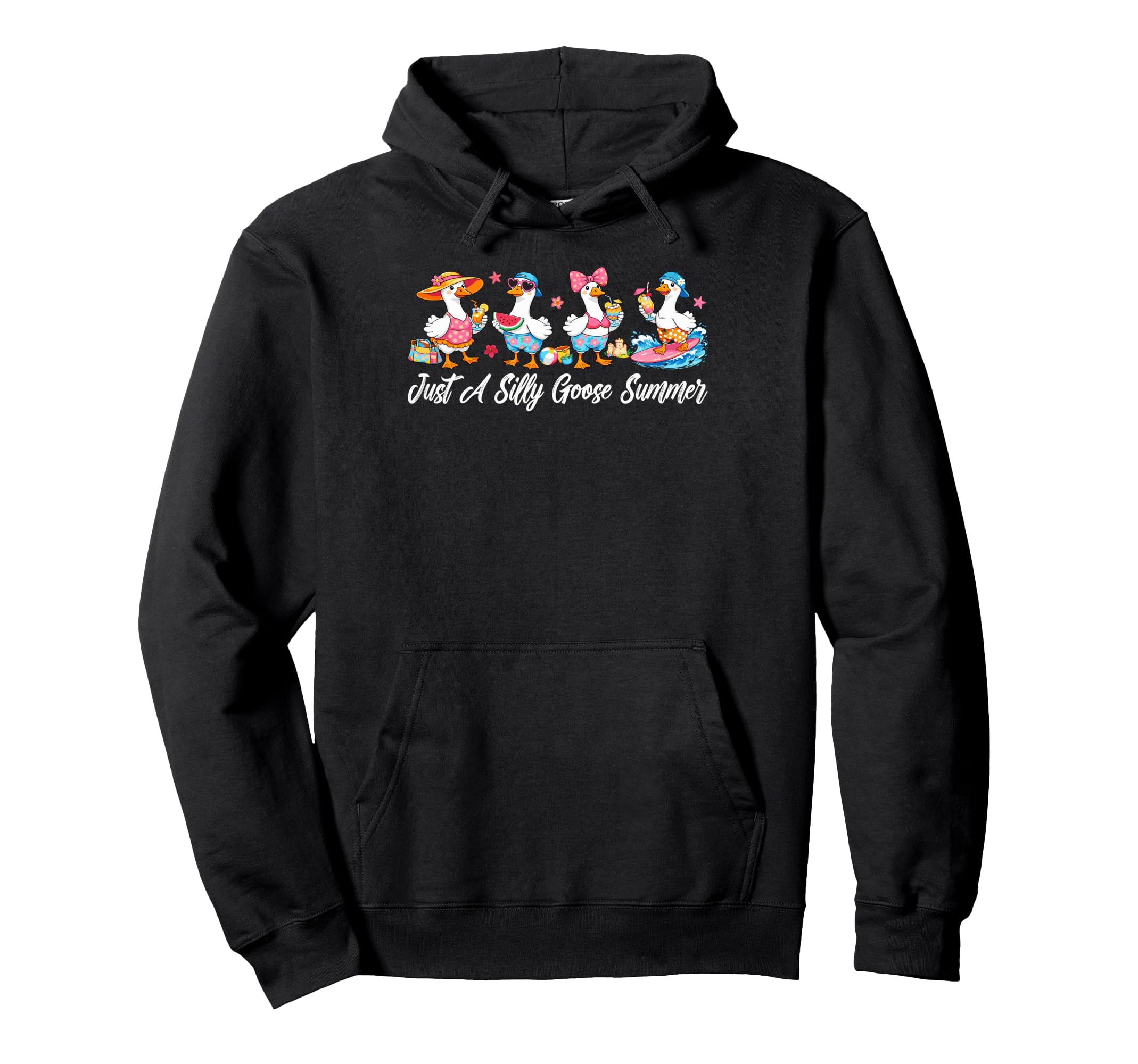 Just Silly Goose Summer Family Matching Hoodie - Graphic Print Men Women - T-Shirt, Sweatshirt, Hoodie