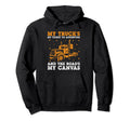 Trucker Driving Dad Trucker Father Hoodie - Trendy Graphic for Adults - T-Shirt, Sweatshirt, Hoodie