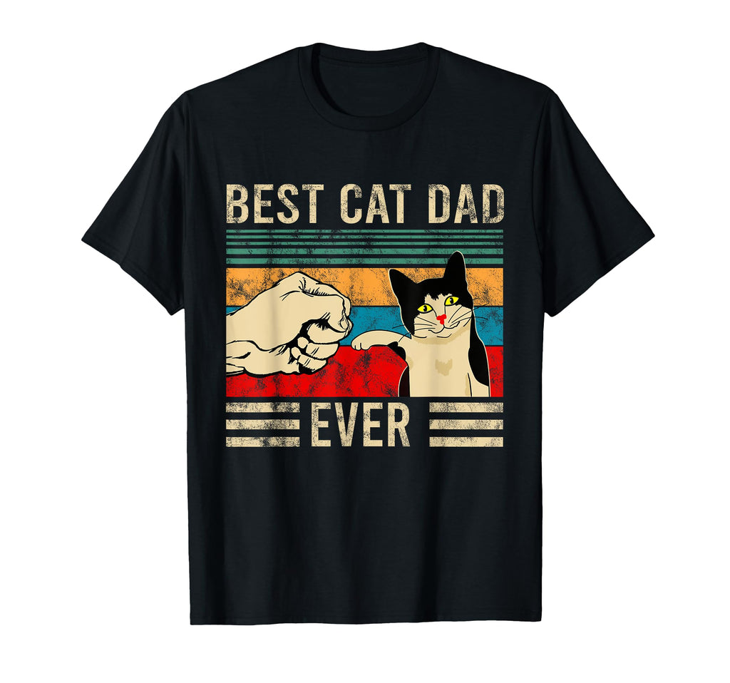 Best Cat Dad Ever Bump T-Shirt - Aesthetic Graphic for Adults - T-Shirt, Sweatshirt, Hoodie