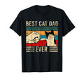 Best Cat Dad Ever Bump T-Shirt - Aesthetic Graphic for Adults - T-Shirt, Sweatshirt, Hoodie