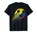 Ecuador Ecuadorian Flag Football Player T-Shirt - Graphic Print for Adults - T-Shirt, Sweatshirt, Hoodie