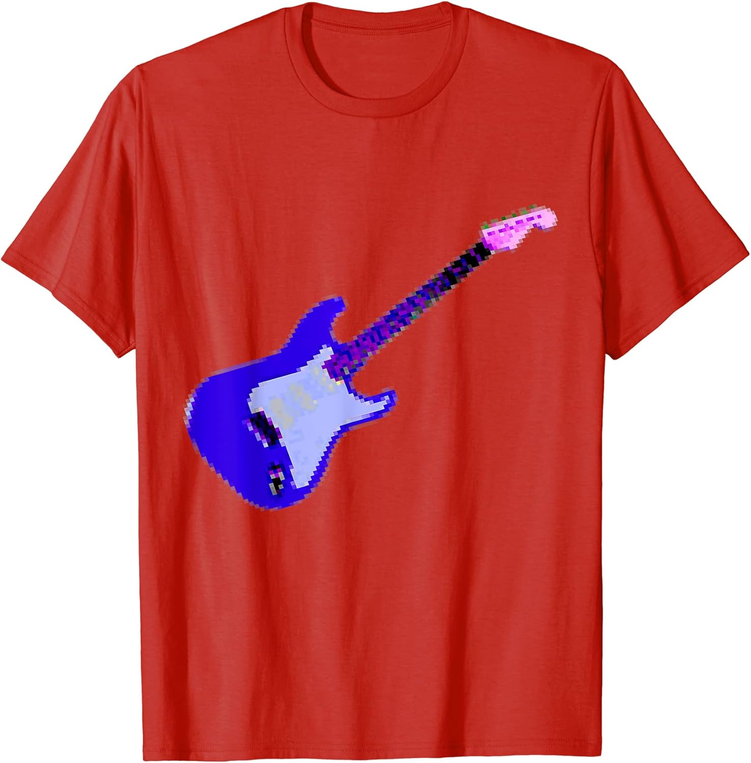 Pixel Art! Air Guitar - Adult & Kids T-Shirts, Sweatshirts & Hoodies apparel design preview 1