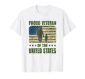 Proud Veteran United States Dad T-Shirt - Casual Everyday Wear Men Women - T-Shirt, Sweatshirt, Hoodie