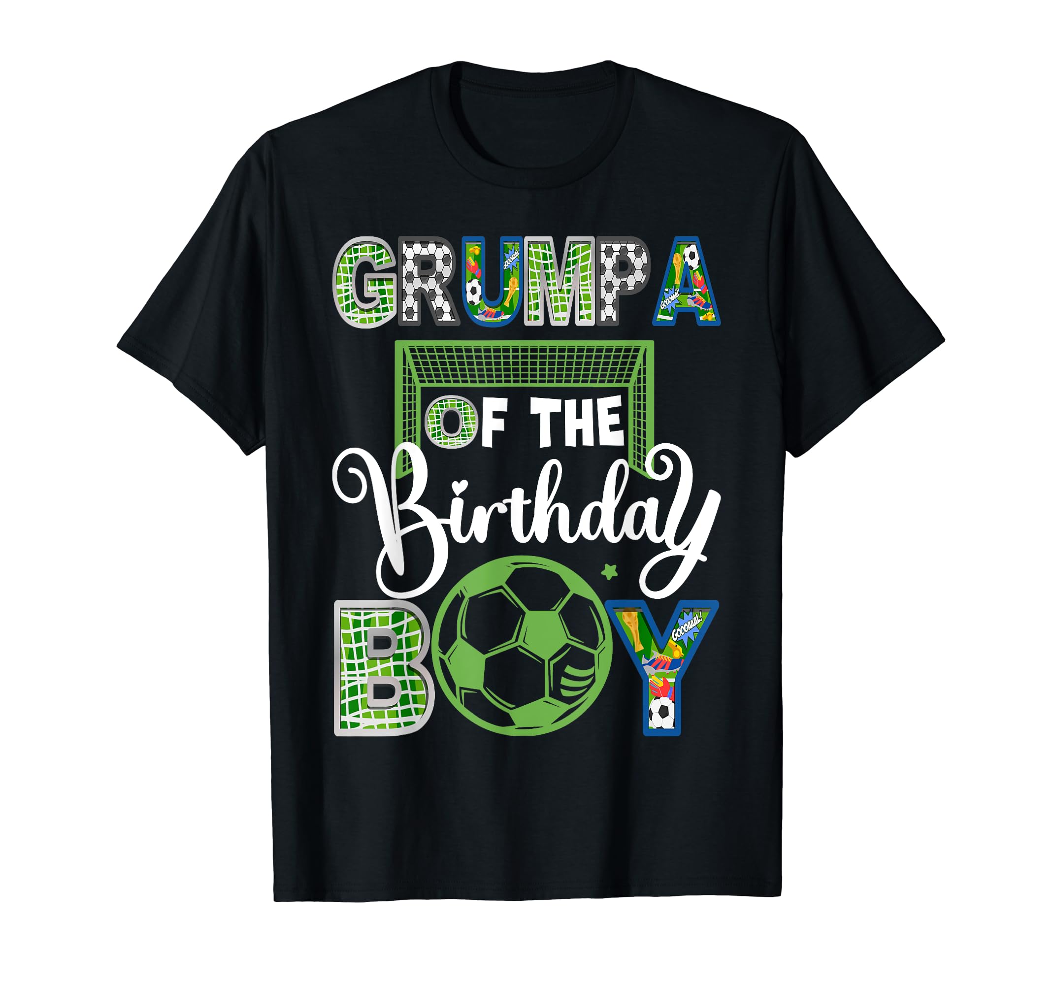 Grumpa Birthday Soccer Baller T-Shirt - Custom Art Print for Adults - T-Shirt, Sweatshirt, Hoodie