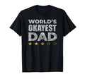Funny Worlds Okayest Dad T-Shirt - Unique Graphic Unisex - T-Shirt, Sweatshirt, Hoodie