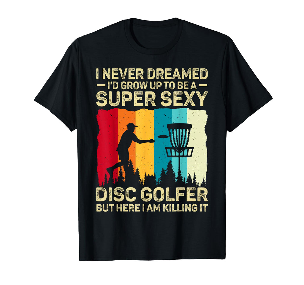 Disc Golfer Sport Dad Disc Golf T-Shirt - Minimalist Print Men Women - T-Shirt, Sweatshirt, Hoodie