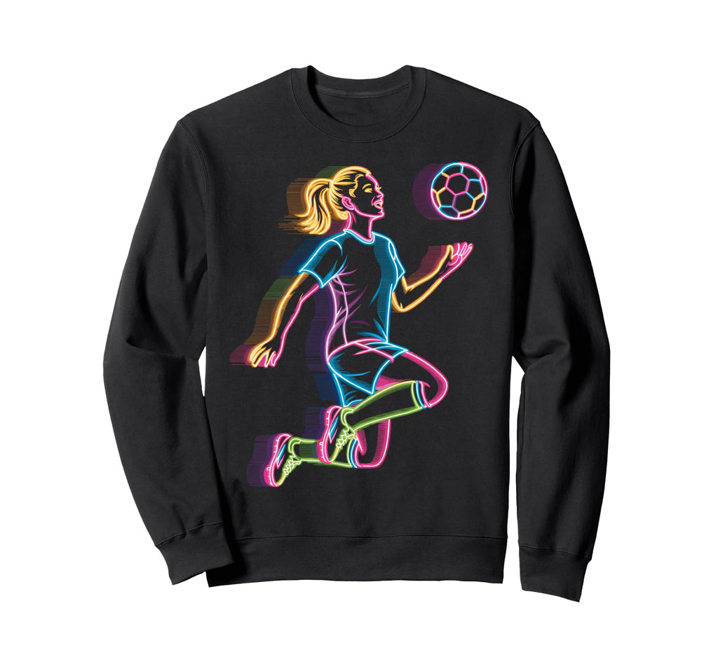 Colorful Funny Soccer Fan Dad Mom Sweatshirt - Streetwear Style Men Women - T-Shirt, Sweatshirt, Hoodie