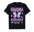Grandma Birthday Butterfly Family T-Shirt - Custom Art Print Men Women - T-Shirt, Sweatshirt, Hoodie