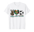 Peace Love Soccer Mom Dad Brother Sister T-Shirt - Streetwear Style Unisex - T-Shirt, Sweatshirt, Hoodie