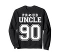 Number 90 Custom Proud Soccer Sweatshirt - Casual Everyday Wear Men Women - T-Shirt, Sweatshirt, Hoodie