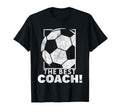 Best Soccer Coach Soccer Ball T-Shirt - Fun Novelty Design Men Women - T-Shirt, Sweatshirt, Hoodie