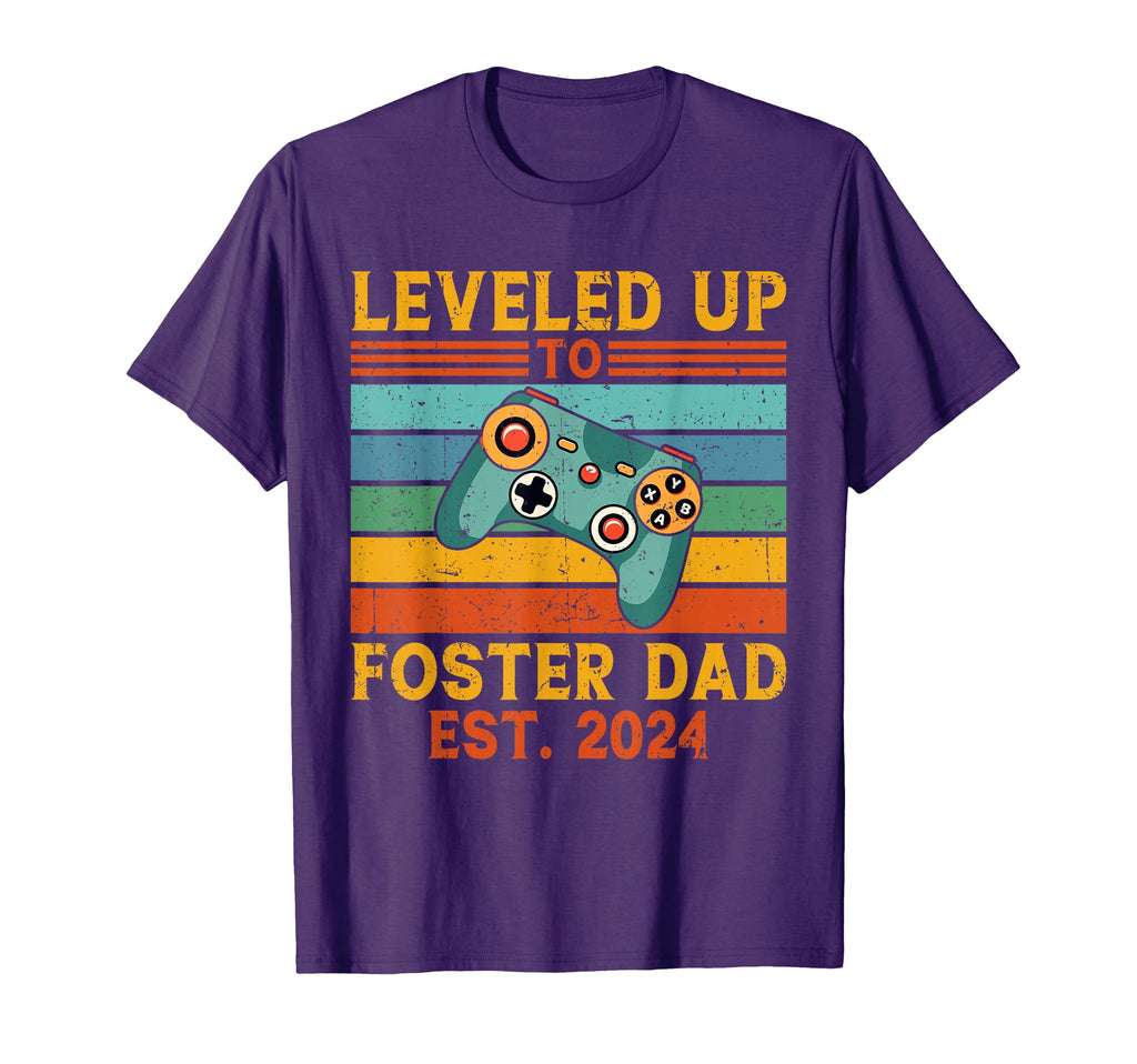 New Foster Dad Gift Gamer T-Shirt - Casual Everyday Wear for Adults - T-Shirt, Sweatshirt, Hoodie