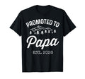 Promoted To Papa Est 2026 First Time Dad T-Shirt - Custom Art Print Unisex - T-Shirt, Sweatshirt, Hoodie