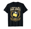I Keep All My Dad Jokes Dad Base Fathers T-Shirt - Novelty Apparel Unisex - T-Shirt, Sweatshirt, Hoodie
