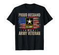 Proud Husband Army Veteran American T-Shirt - Aesthetic Graphic Men Women - T-Shirt, Sweatshirt, Hoodie