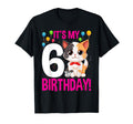 Its My 6Th Birthday Kitty Cat Theme T-Shirt - Unique Graphic Men Women - T-Shirt, Sweatshirt, Hoodie