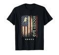 Usa American Flag Hockey Dad T-Shirt - Unique Graphic for Adults - T-Shirt, Sweatshirt, Hoodie