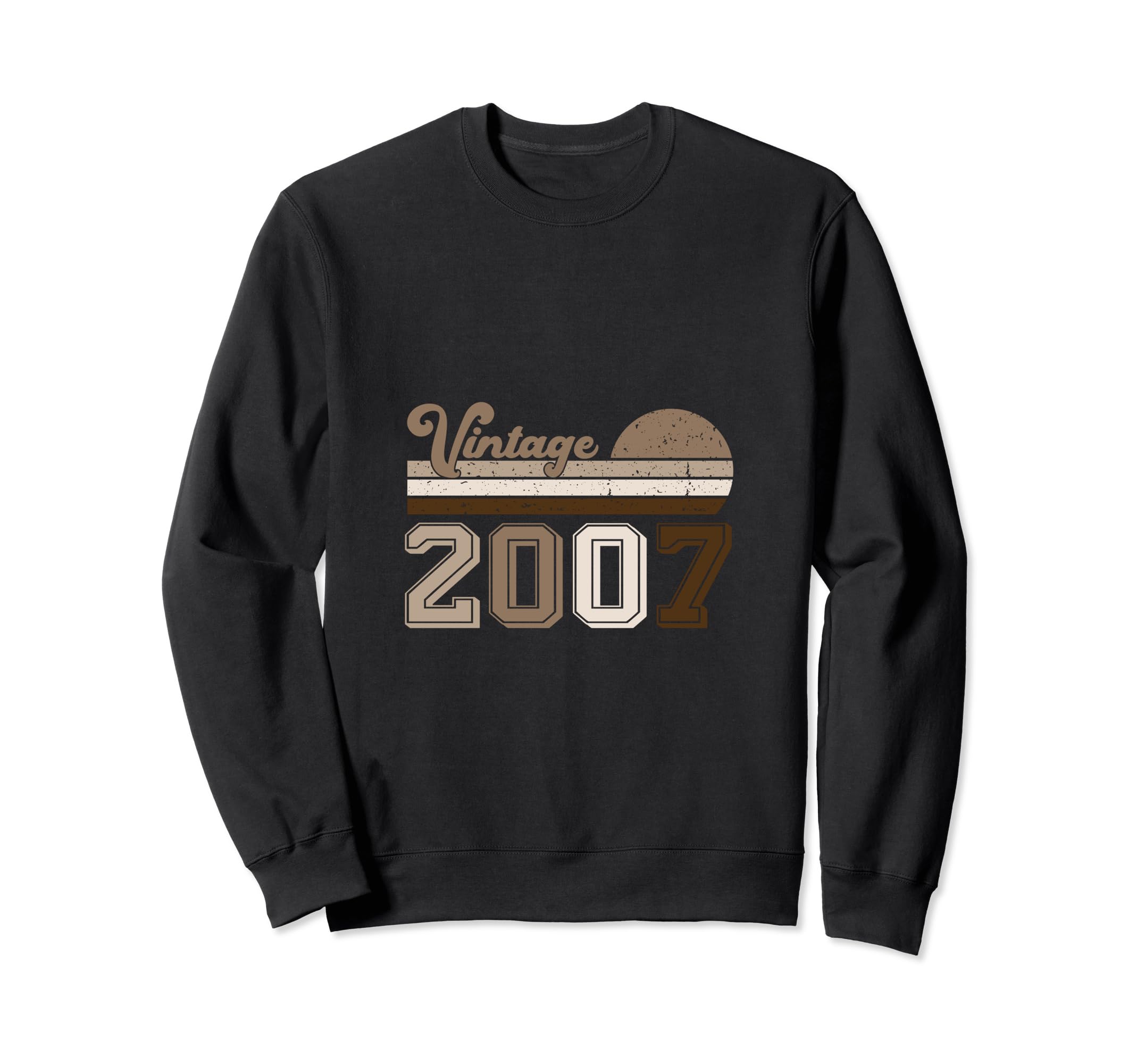 Year 2007 Gift Birthday Mom Dad Sweatshirt - Aesthetic Graphic for Adults - T-Shirt, Sweatshirt, Hoodie