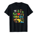 I Vacation Travel Souvenir Samba T-Shirt - Custom Art Print Men Women - T-Shirt, Sweatshirt, Hoodie
