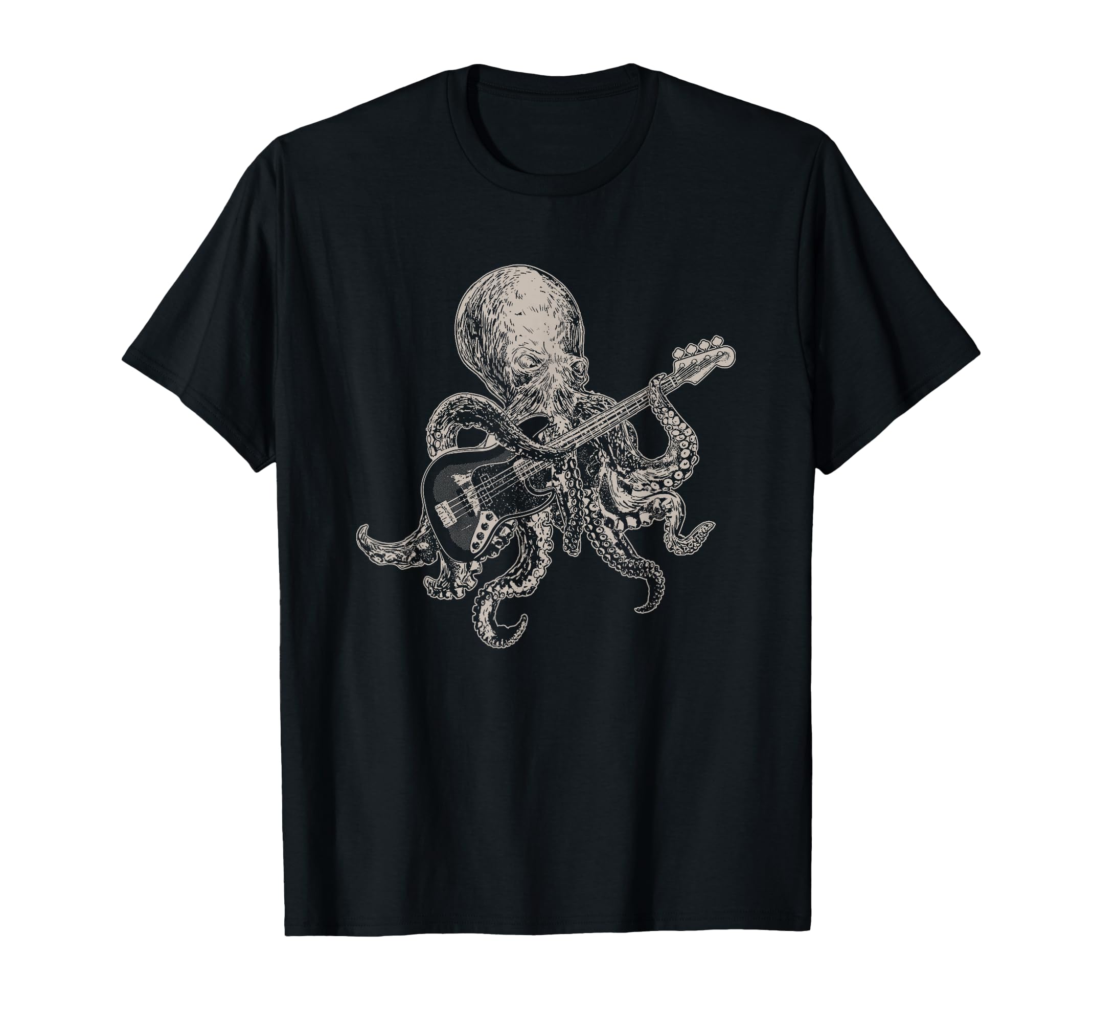 Bassist Octopus Bass Player Animal T-Shirt - Trendy Graphic Men Women - T-Shirt, Sweatshirt, Hoodie