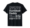 Dumbbell Daddy And Dad Gym Workout T-Shirt - Trendy Graphic for Adults - T-Shirt, Sweatshirt, Hoodie