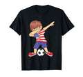 Dabbing American Soccer Player Soccer T-Shirt - Trendy Graphic for Adults - T-Shirt, Sweatshirt, Hoodie