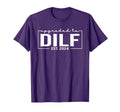 Upgraded To Dilf Est 2024 Funny Birthday T-Shirt - Custom Art Print Unisex - T-Shirt, Sweatshirt, Hoodie