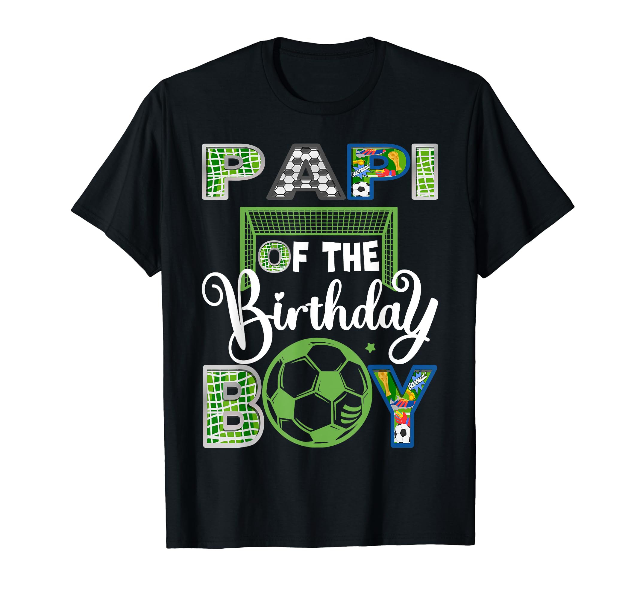 Papi Birthday Soccer Baller Birthday T-Shirt - Unique Graphic Men Women - T-Shirt, Sweatshirt, Hoodie