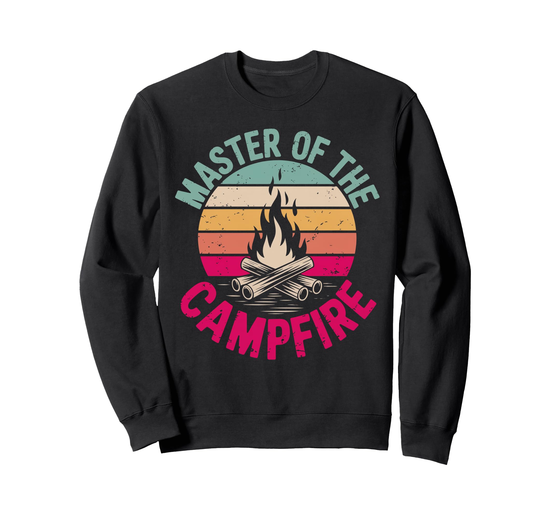 Master Campfire Dad Camping Gifts Sweatshirt - Unique Graphic Unisex - T-Shirt, Sweatshirt, Hoodie
