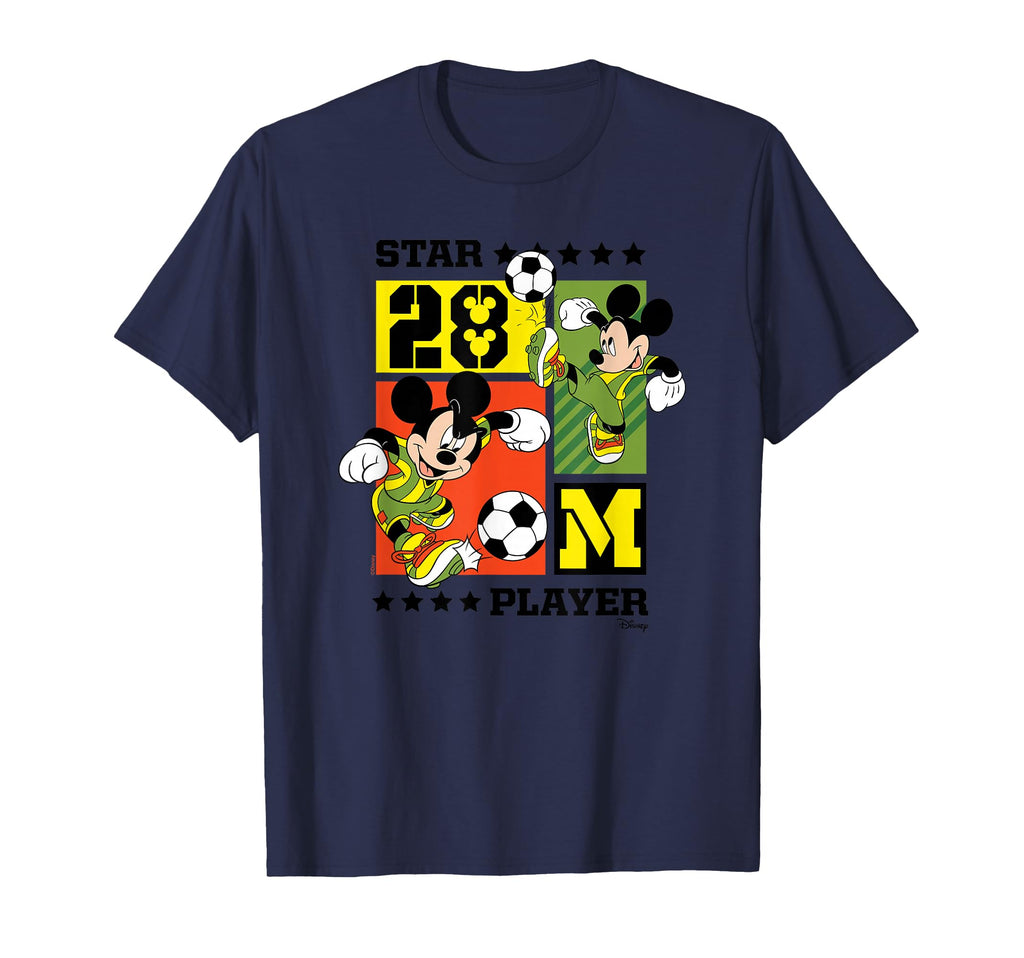 Mickey Soccer Grid T-Shirt - Streetwear Style Men Women - T-Shirt, Sweatshirt, Hoodie